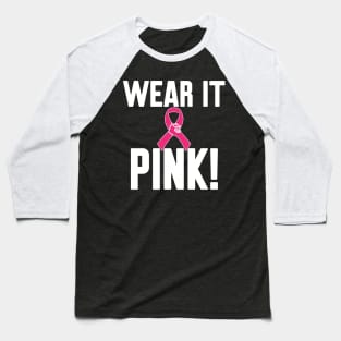 Breast Cancer Awareness Baseball T-Shirt